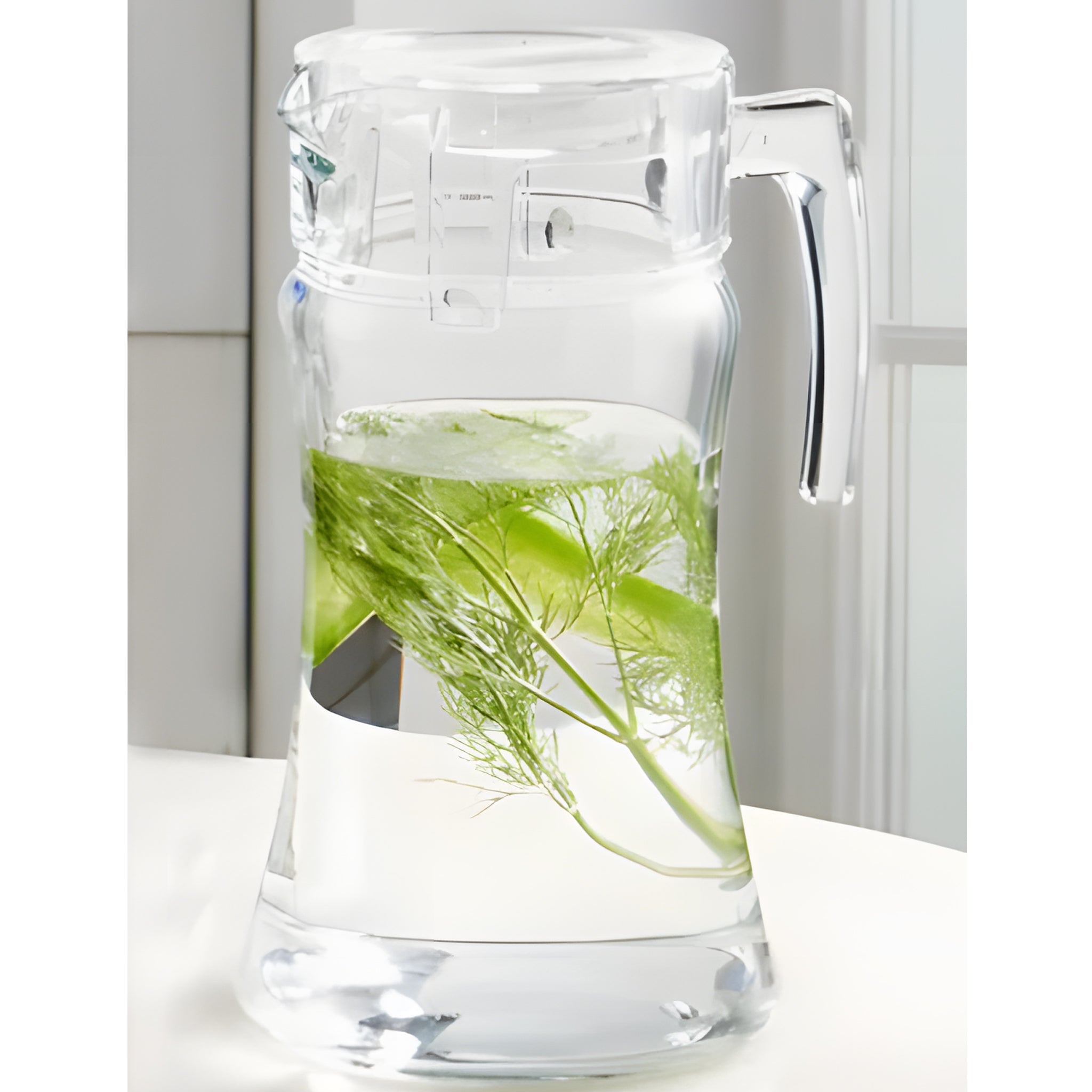 دورق أزور بغطاء شفاف 1.4 لتر