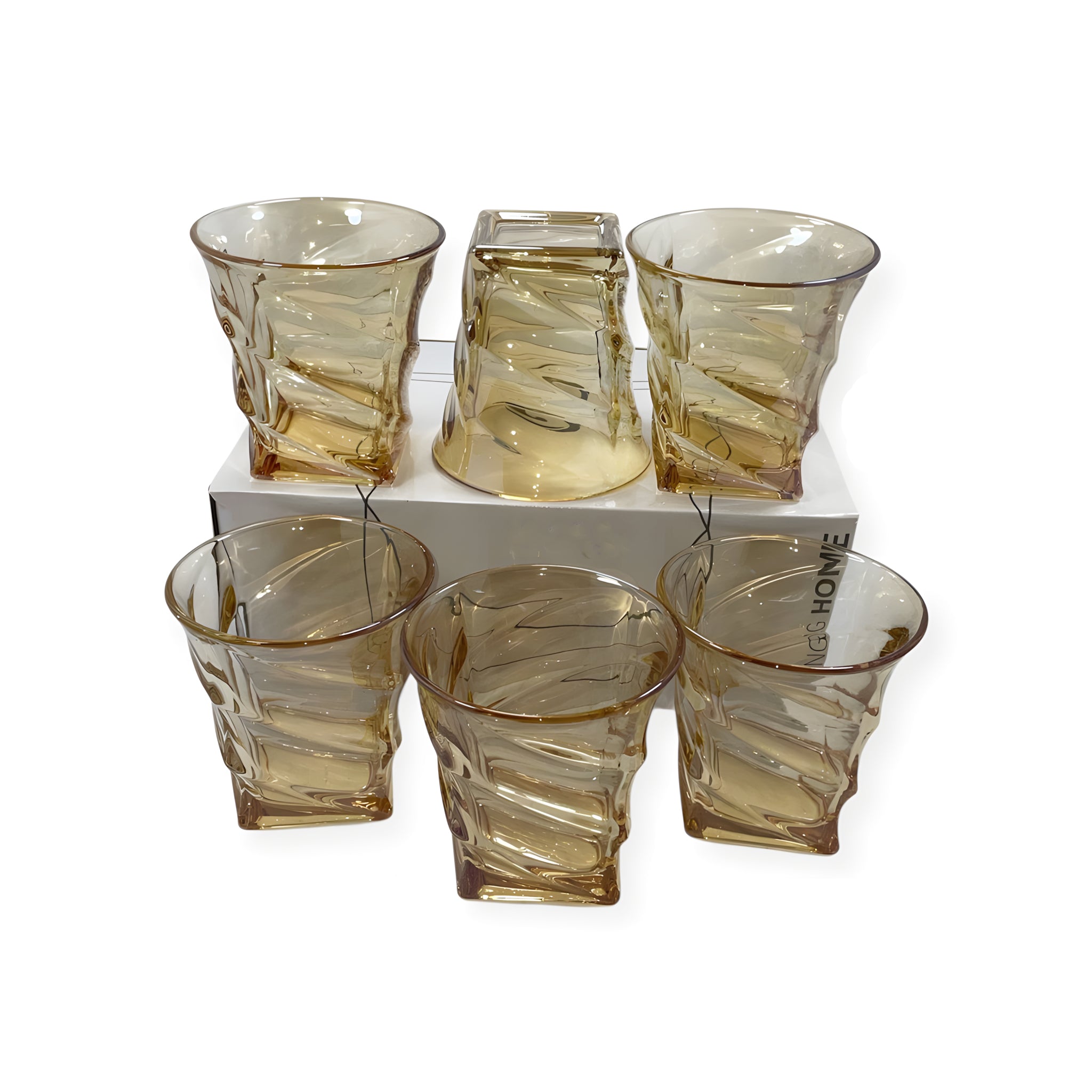 كوب  عسلي 6 قطع 1089Cماركة Yujing .