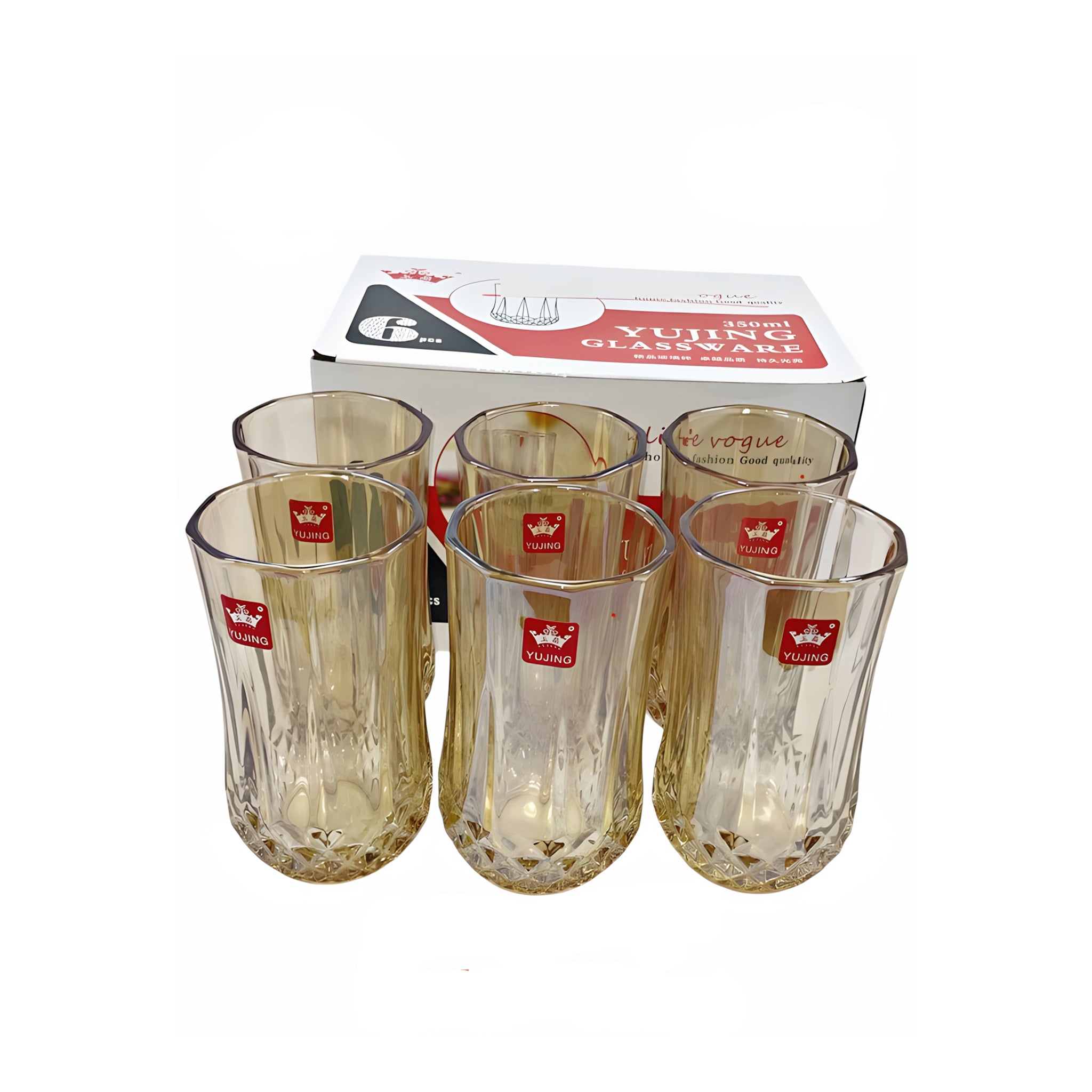 طقم شوب 6 قطع عسلي 156B ماركة Yujing .