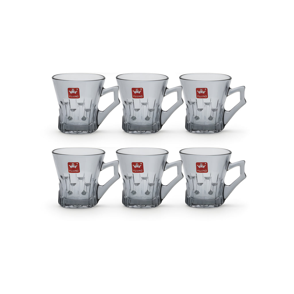 طقم استكانة  6 قطع  فاميه27C ماركة Yujing.