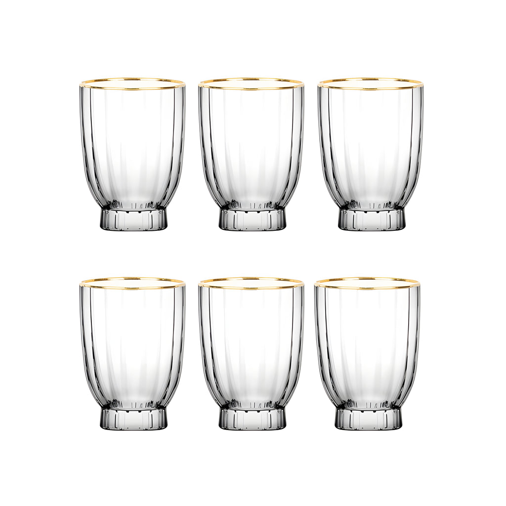 طقم كوب وسط امور مدهب