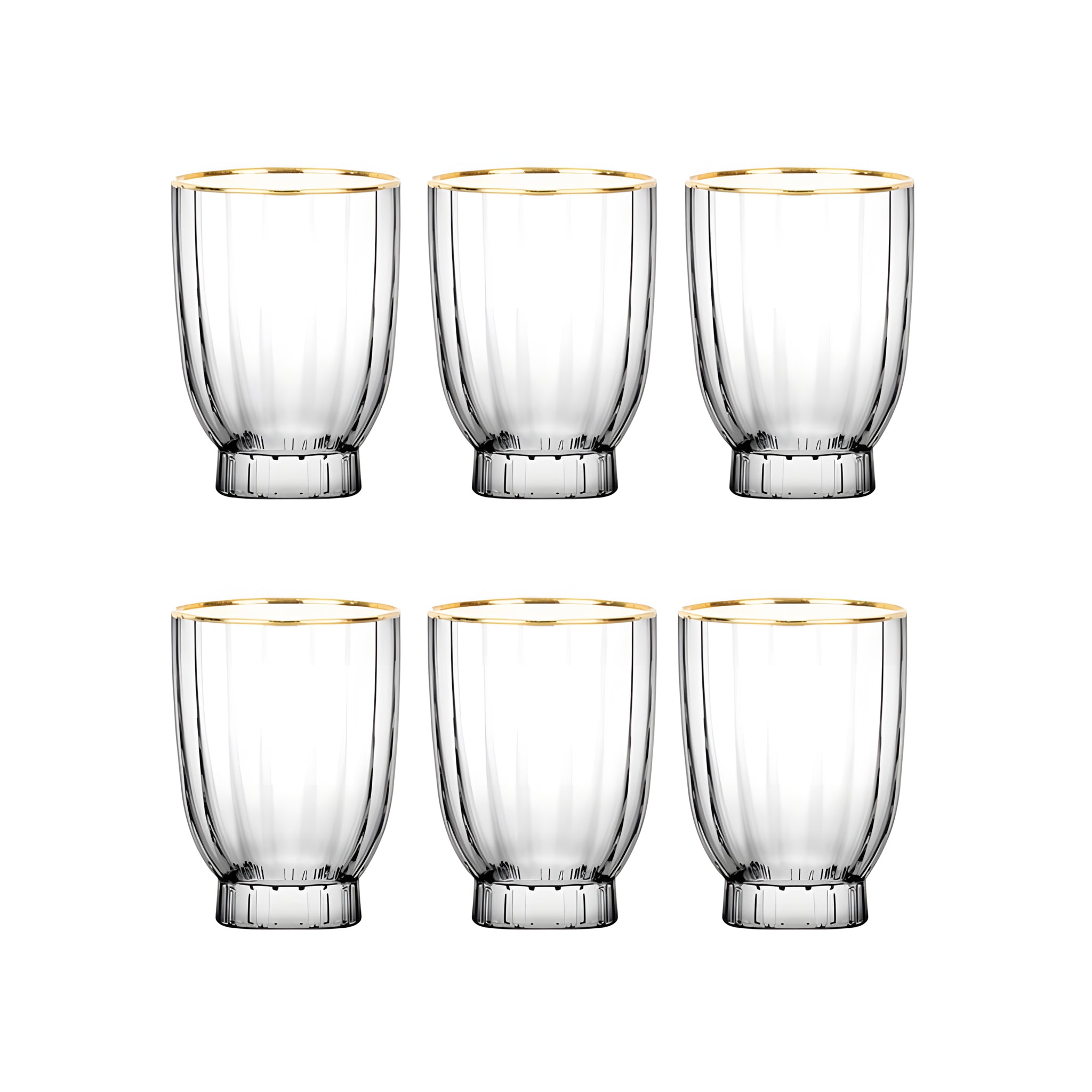 طقم كوب وسط امور مدهب