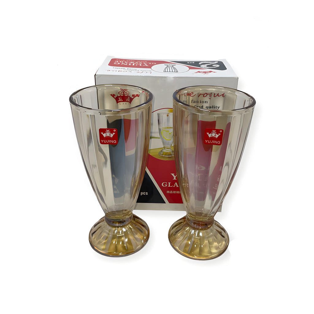 كأس جيلي2 قطعة عسلي 181B ماركة Yujing .