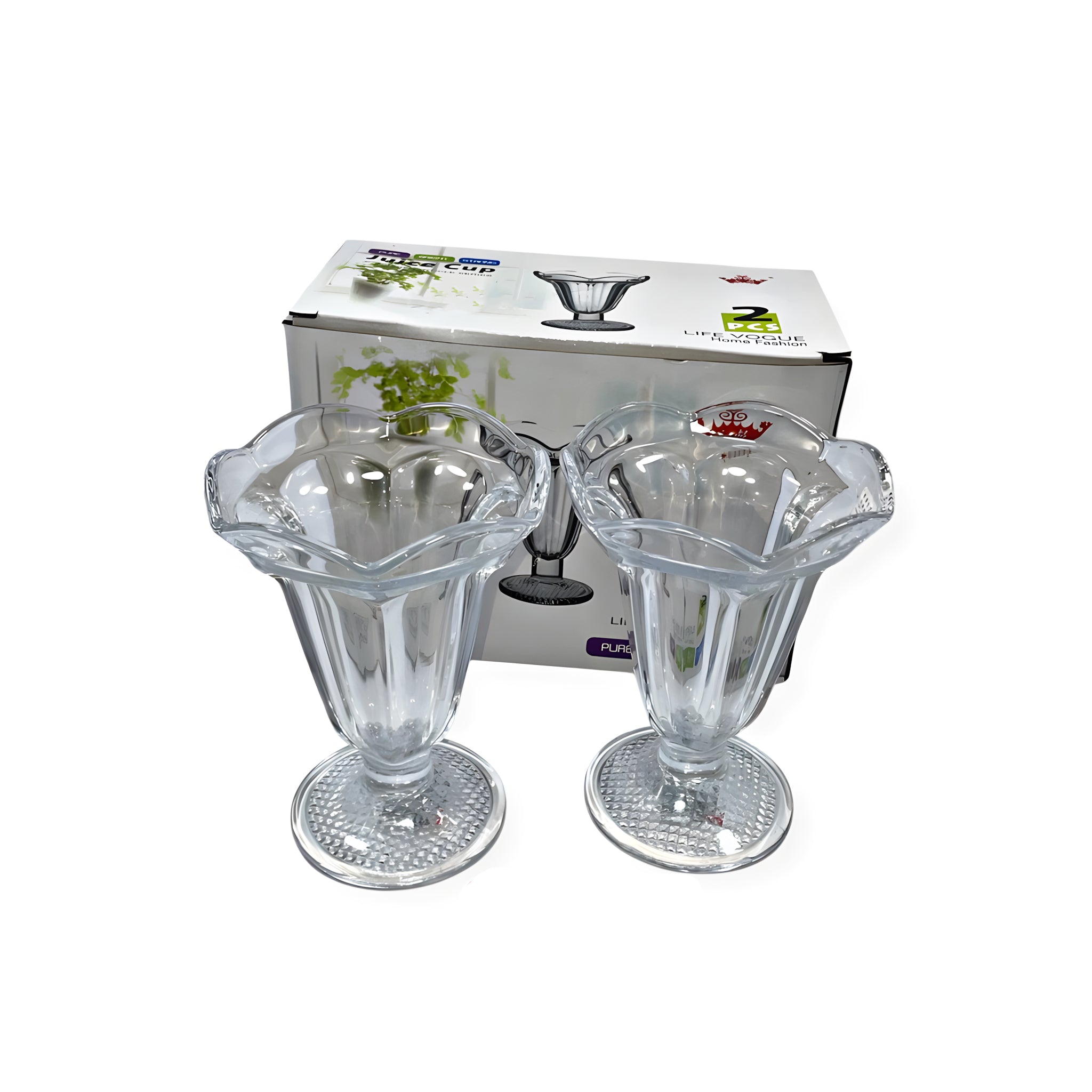 كأس ايس كريم 2 قطعة  179Aماركة Yujing .