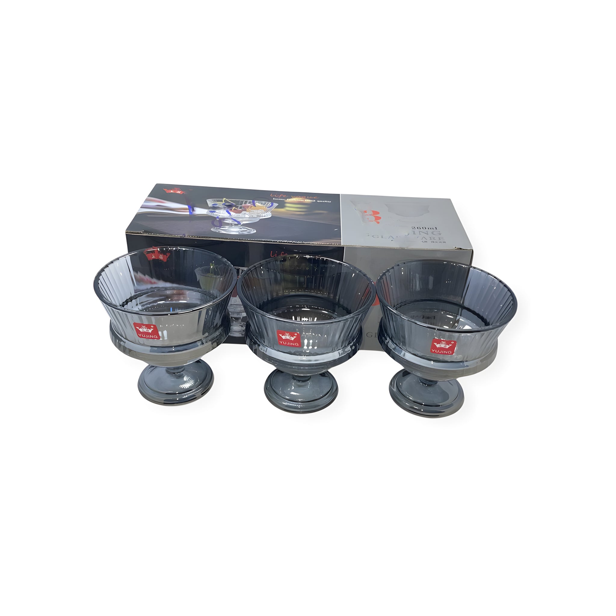 كأس جيلي3 قطعة فاميه186Cماركة Yujing.