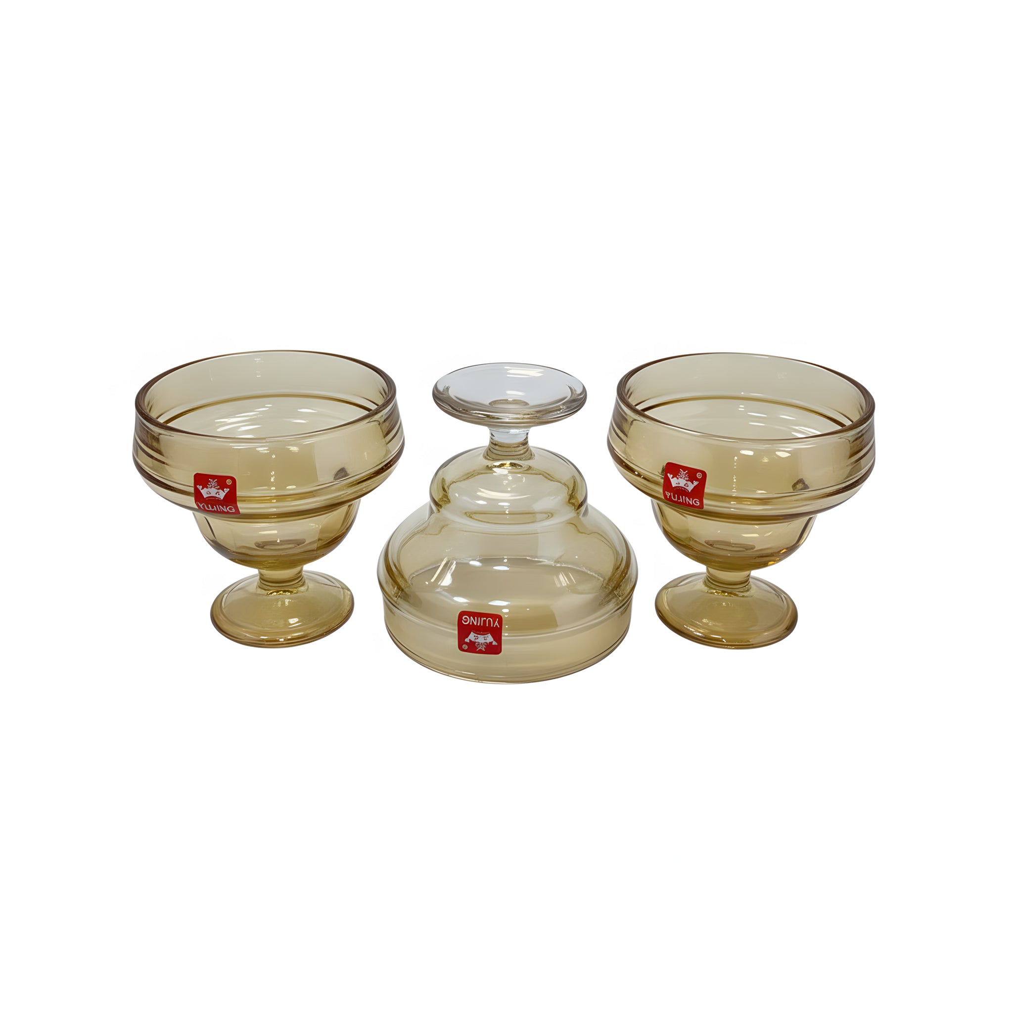 كأس جيلي3 قطعةعسلي189Bماركة Yujing .