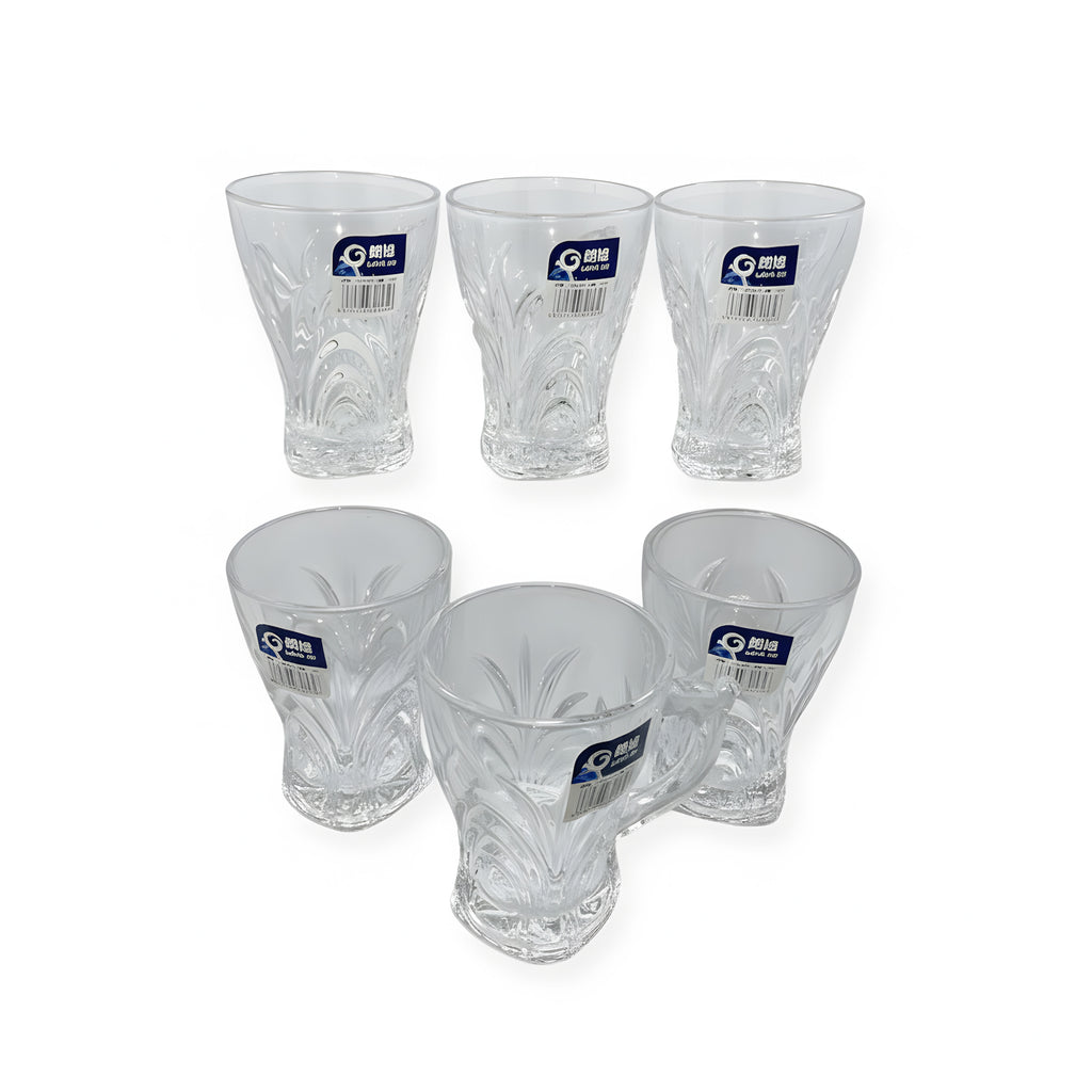 طقم استكانة  6 قطع 1035A ماركة Yujing.