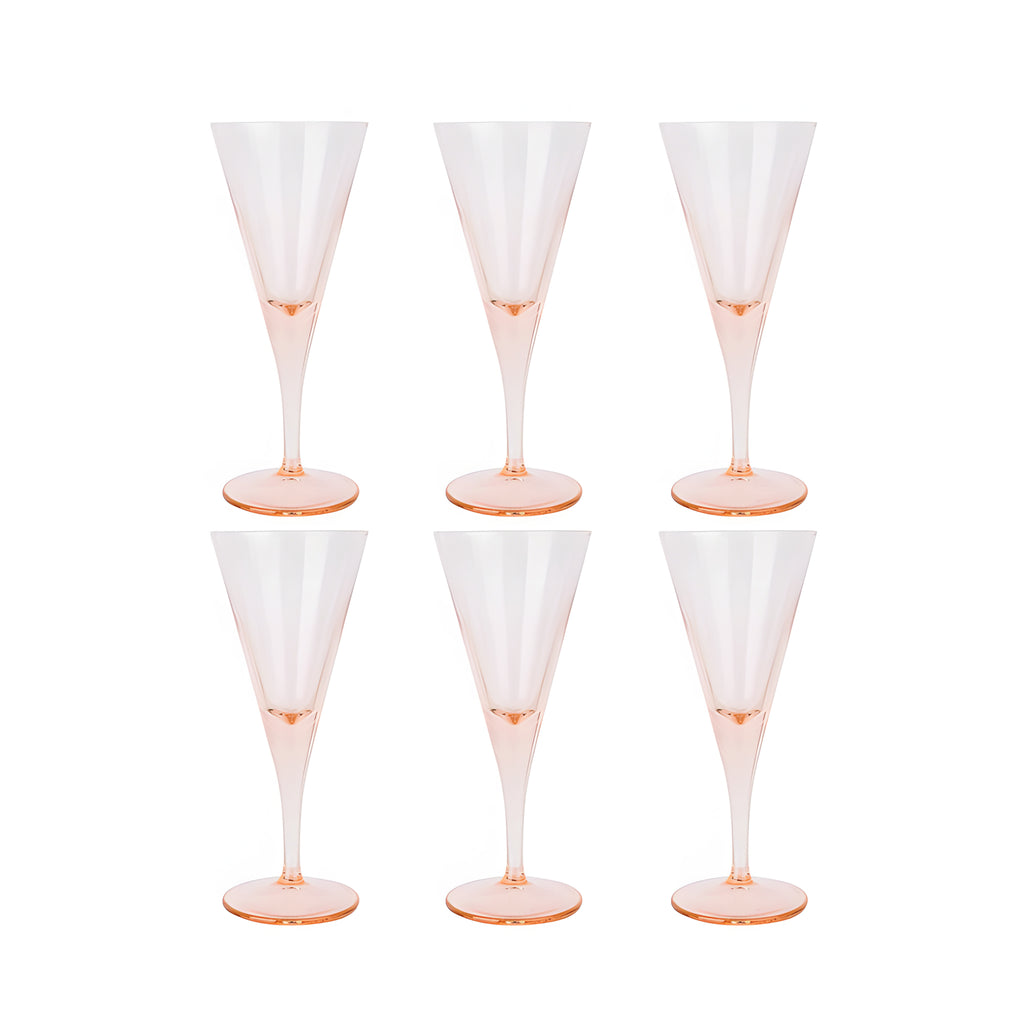 كوب عصير لاين بينك 6 قطع 20 سنتيلتر باشابتشي.