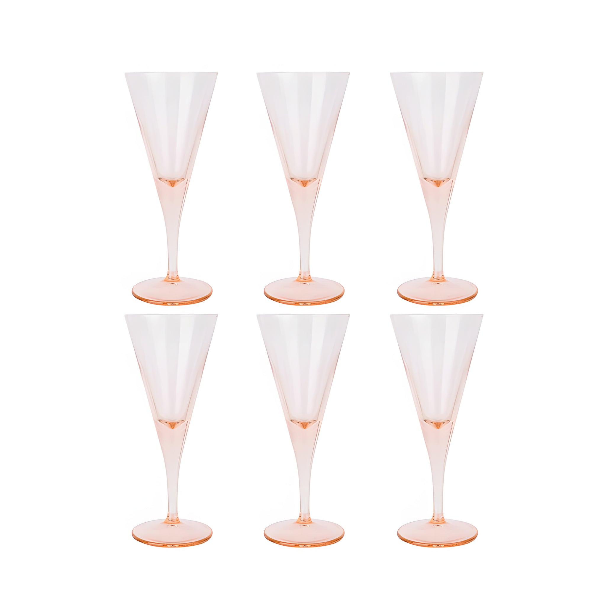 طقم كأس عصير في لاين بينك 6 قطع 20cl باشابتشي.