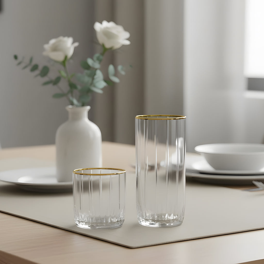 طقم اكواب ليا مدهب