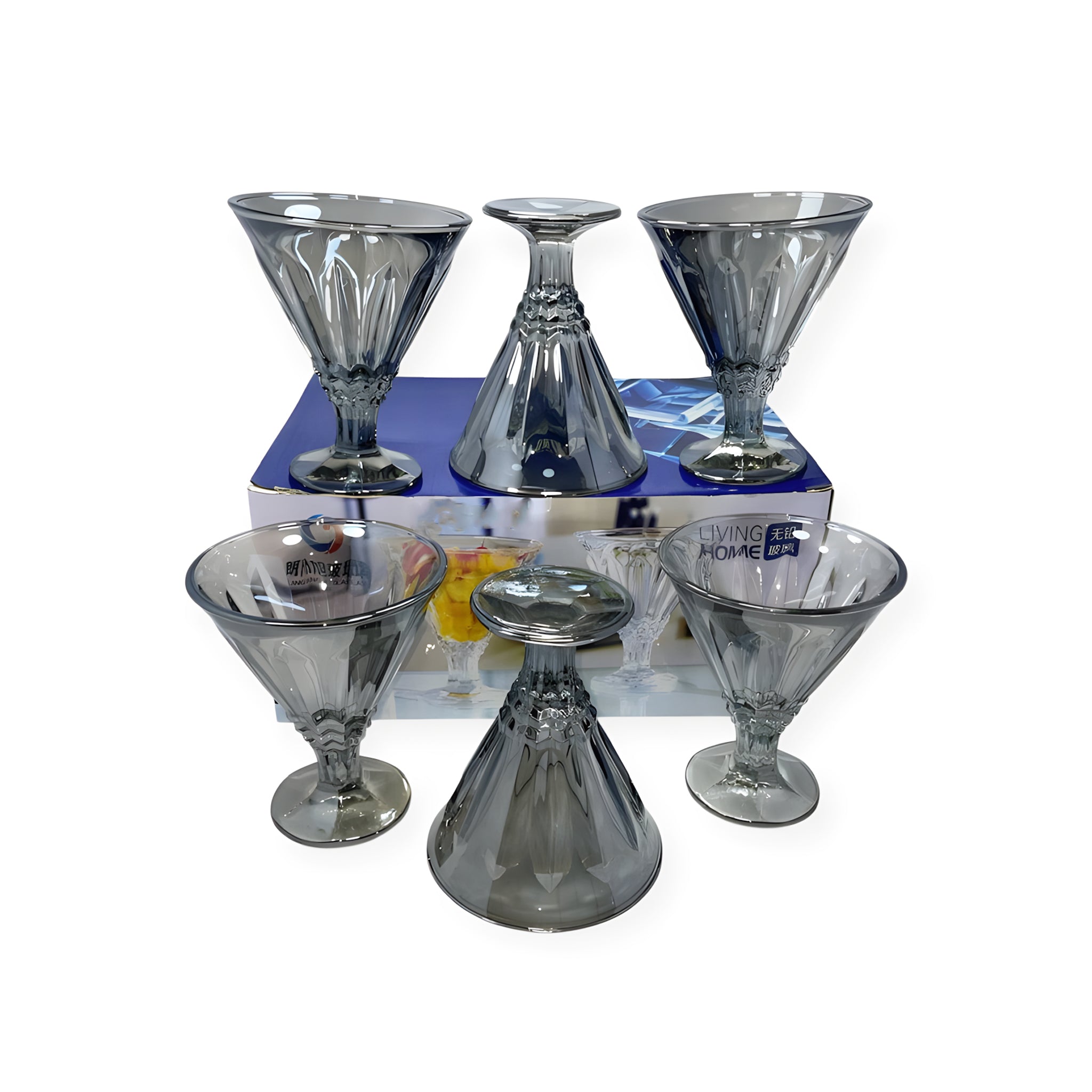 كأس جيلي 6 قطعة فاميه 1268Bماركة Yujing .