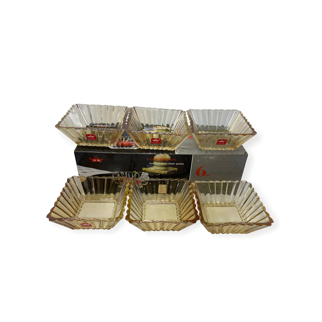 بولة جيلي 6 قطعة  عسلي169Bماركة Yujing .