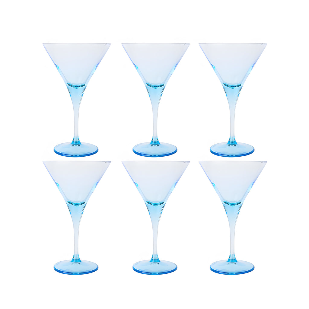 طقم كأس جيلي في لاين تركواز 6 قطع 25cl باشابتشي