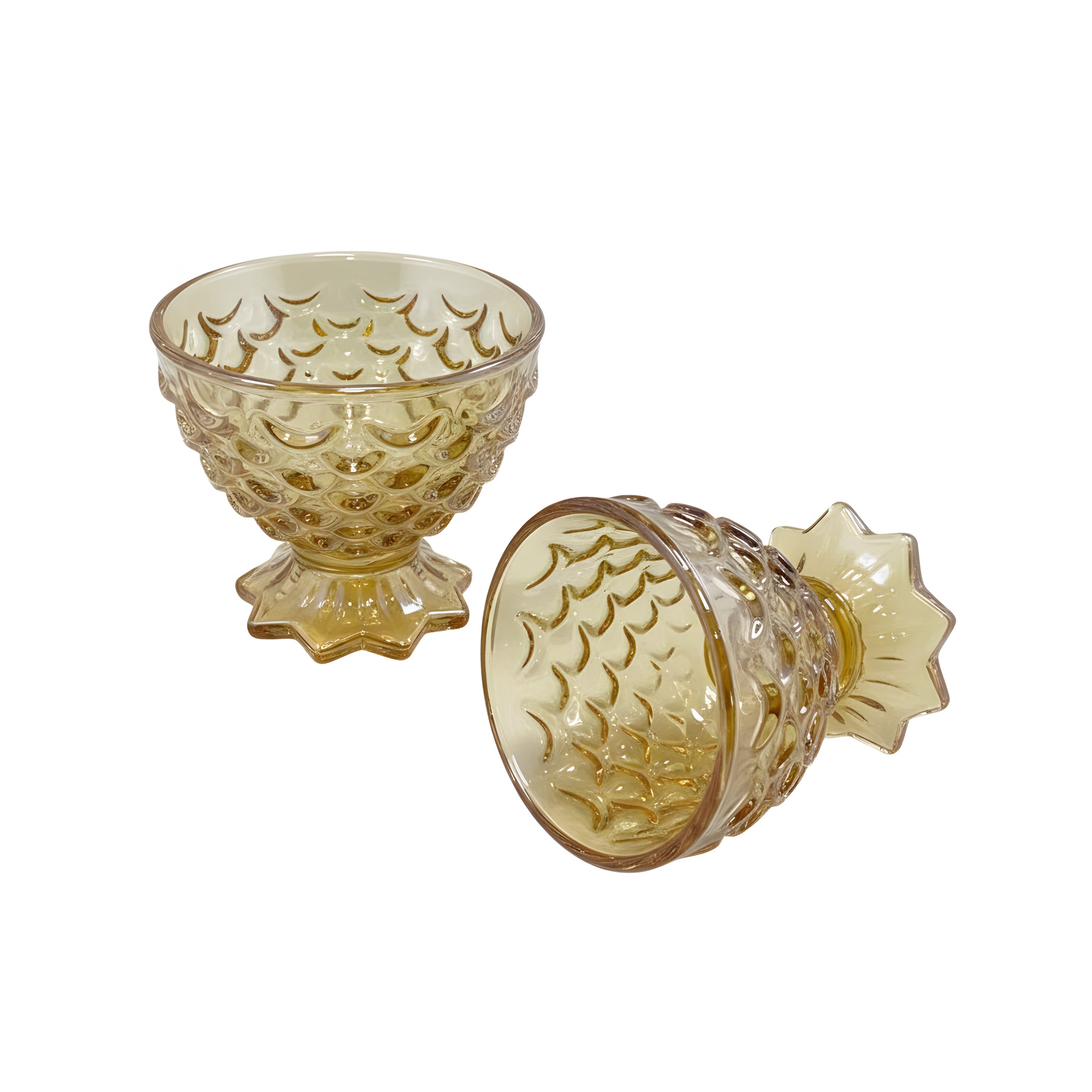 كأس فروت 2 قطعة عسلي  1262Cماركة Yujing .