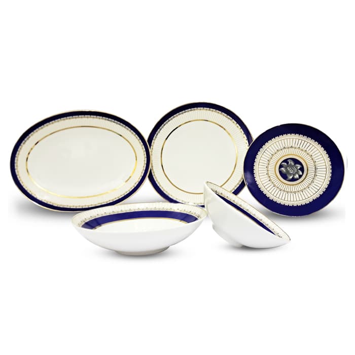 طقم عشاء 25قطعة ديكورات فتحى محمود C1027
