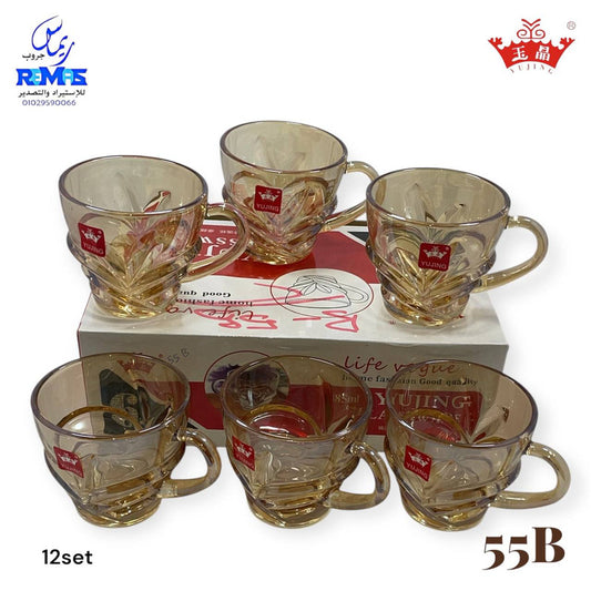 طقم مج 6 قطع عسلي ماركة Yujing.