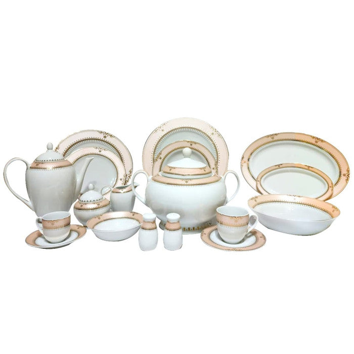 طقم سفرة 62 قطعه ريم شيب كنار R109 فتحي محمود