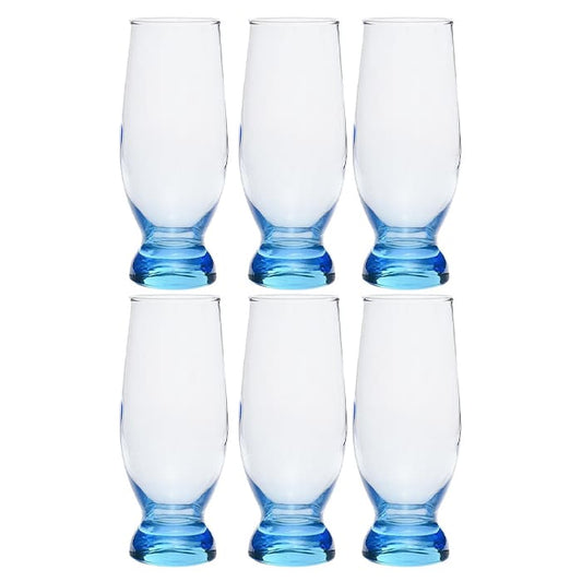 طقم 6قطع شوب أكواتك 37cl تركواز باشابتشي