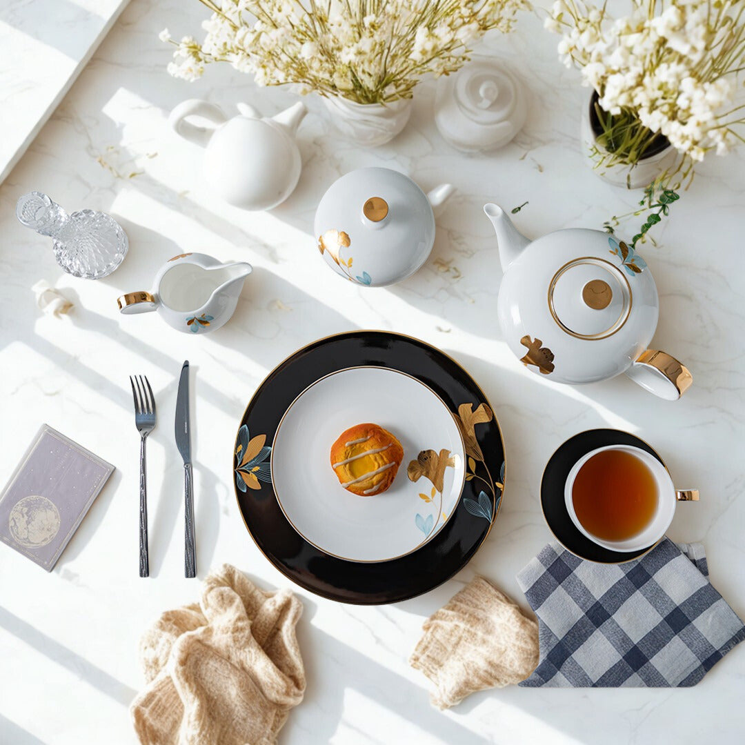 طقم شاى و جاتوه 24 قطعه من Oxford