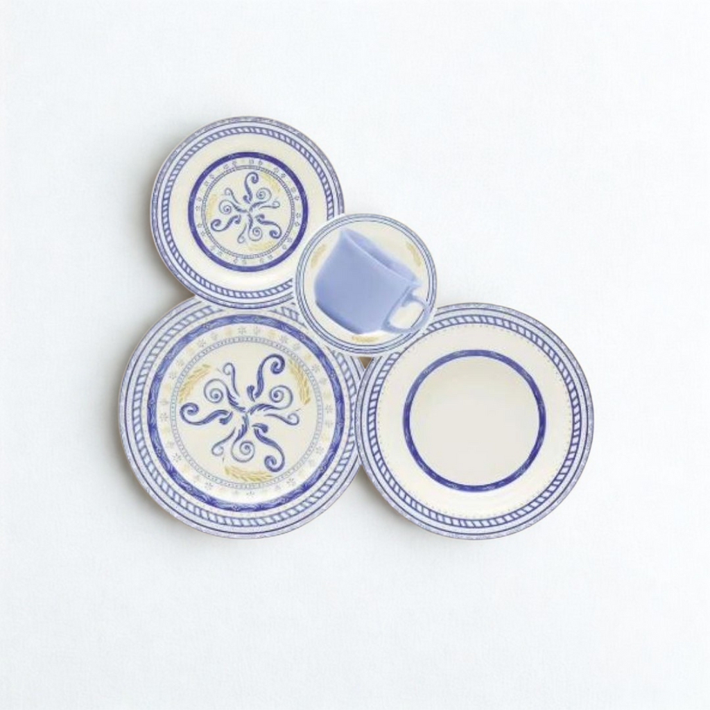 طقم عشاء بورسلين 30 ق برازيلي من Oxford