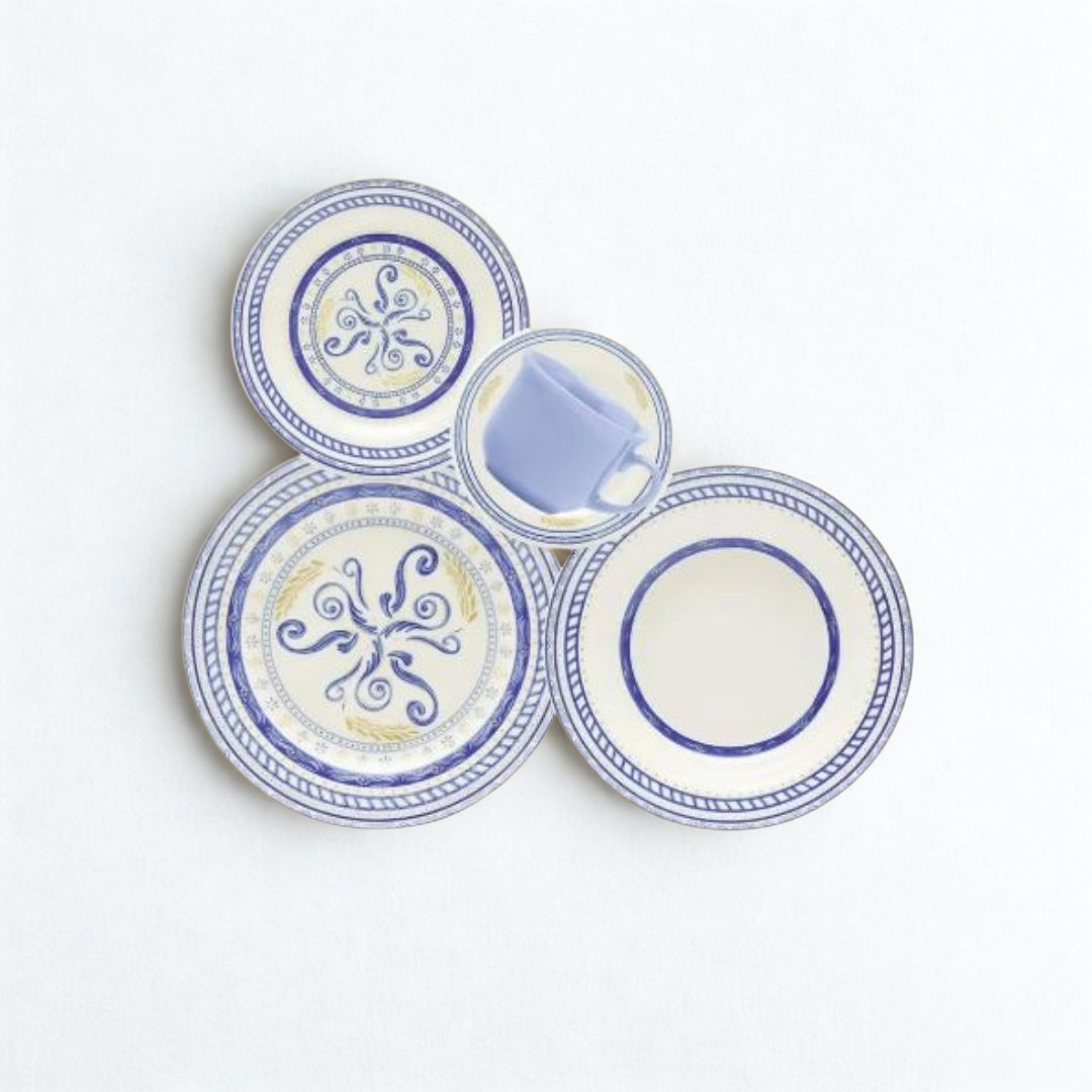 طقم عشاء بورسلين 30 ق برازيلي من Oxford