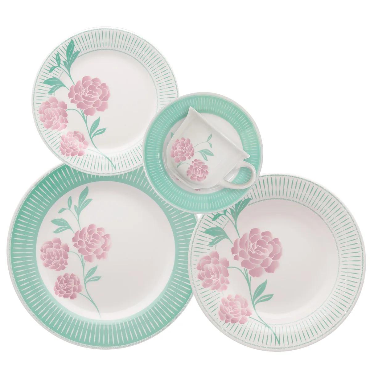 طقم عشاء بورسلين 30 ق برازيلي من Oxford