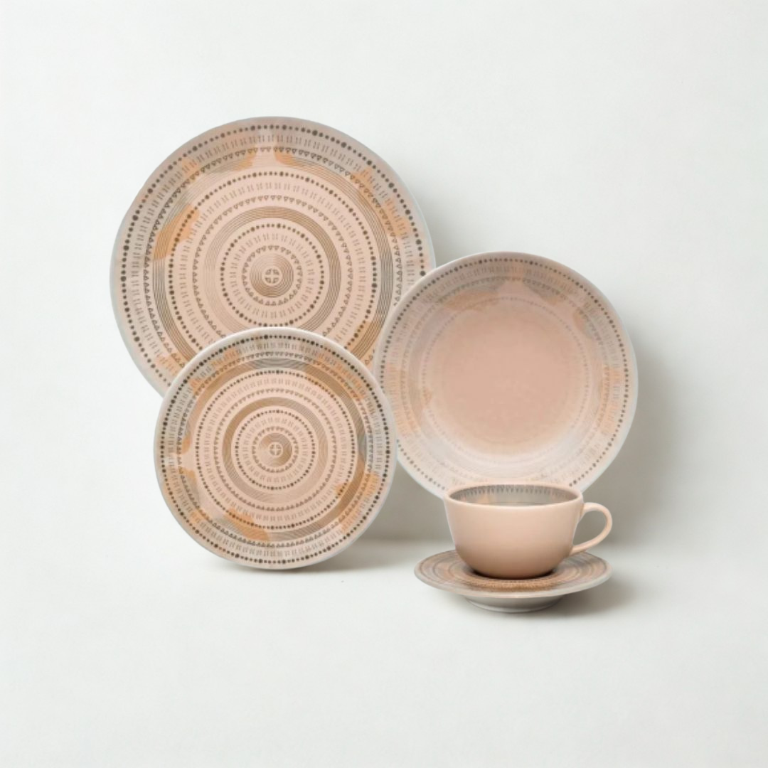 طقم عشاء بورسلين 30 ق برازيلي من Oxford