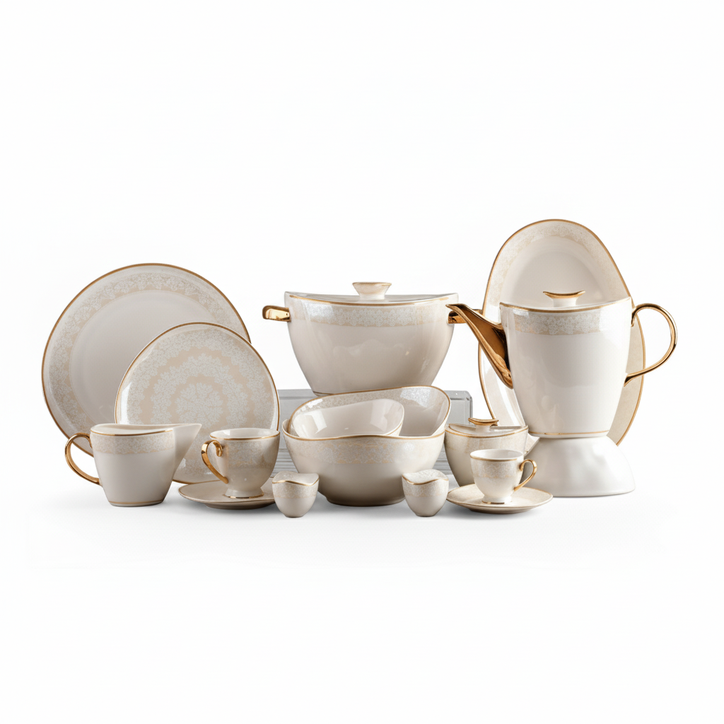 طقم سفرة بورسلين 60 ق من oxford